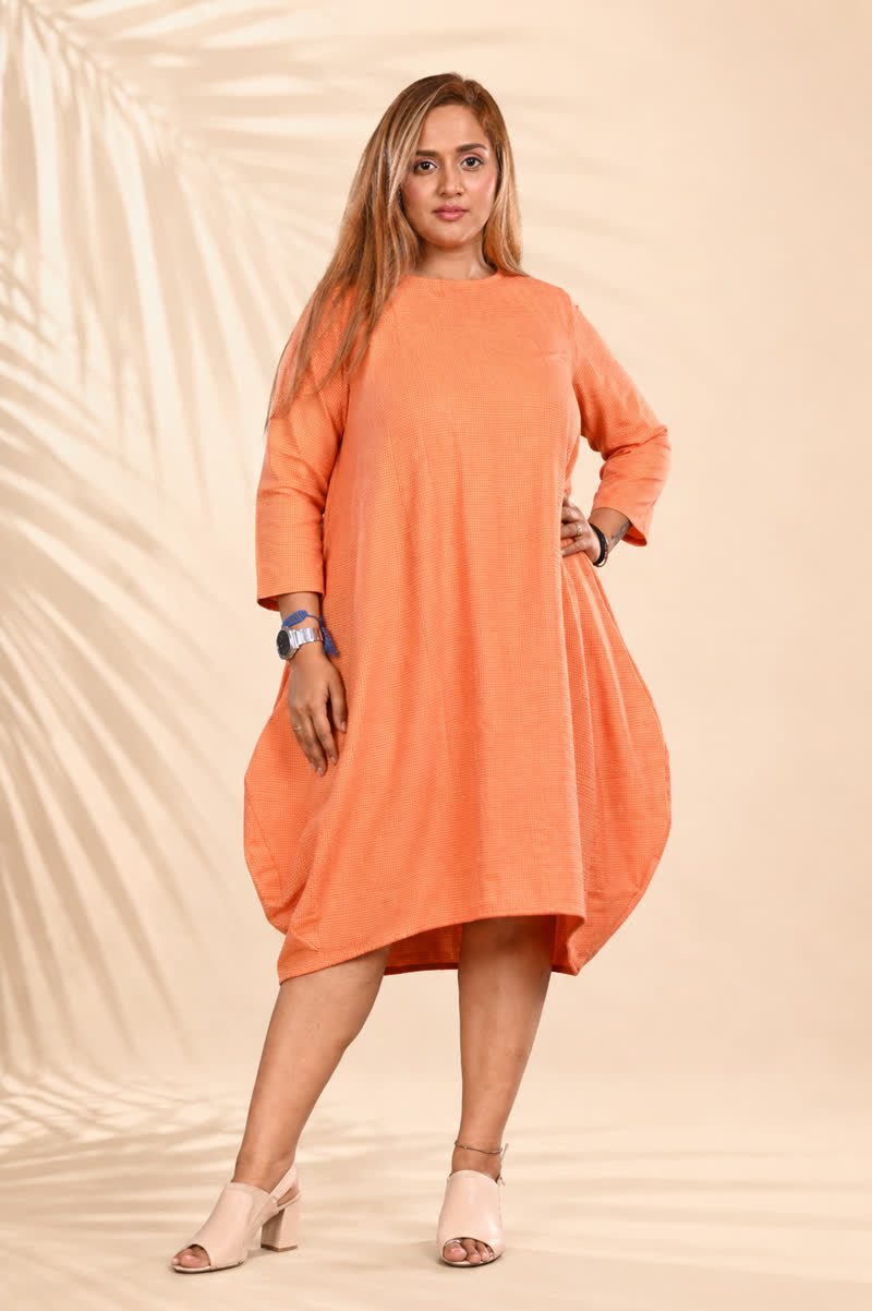 Apricot Bloom Dress