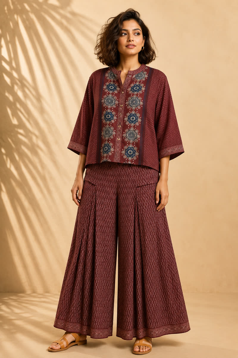 Heritage Pleat Co-ord Set